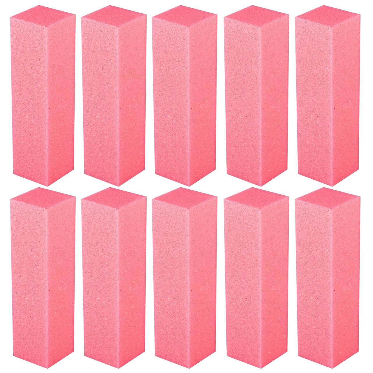 Zodaca 10PCS Pack Nail Art Sanding Files Buffer Block Manicure Pedicure Tools UV Gel Set